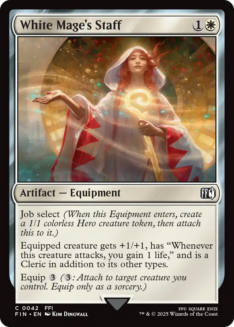 White Mage's Staff [FINAL FANTASY] - Magic: The Gathering - Card Brawlers | Quebec | Canada |