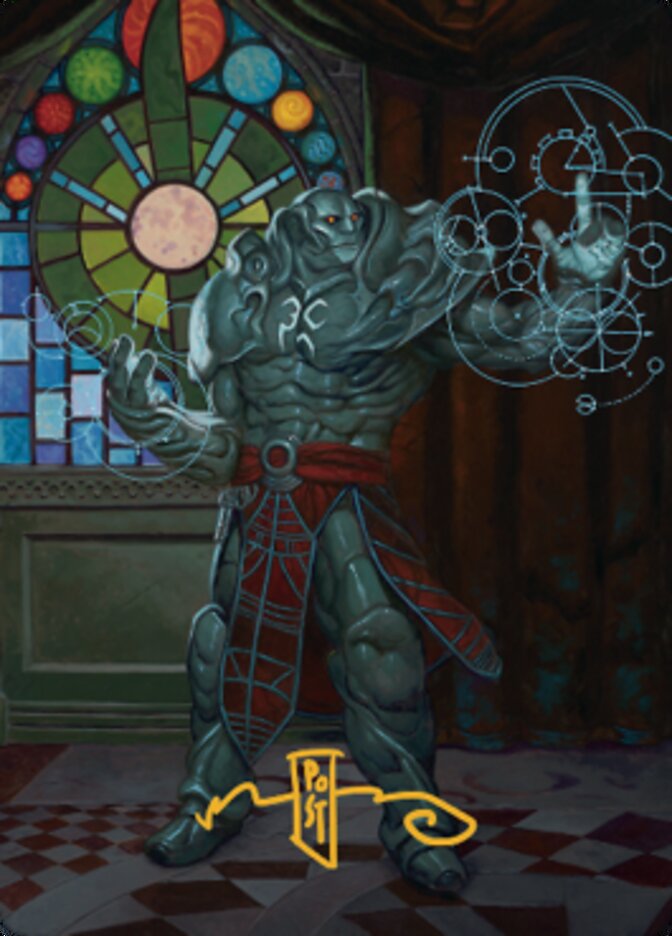 Karn, Living Legacy Art Card 2 (Gold-Stamped Signature) [Dominaria United Art Series] - Magic: The Gathering - Card Brawlers | Quebec | Canada |