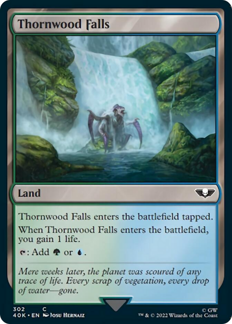 Thornwood Falls (Surge Foil) [Warhammer 40,000] - Magic: The Gathering - Card Brawlers | Quebec | Canada |