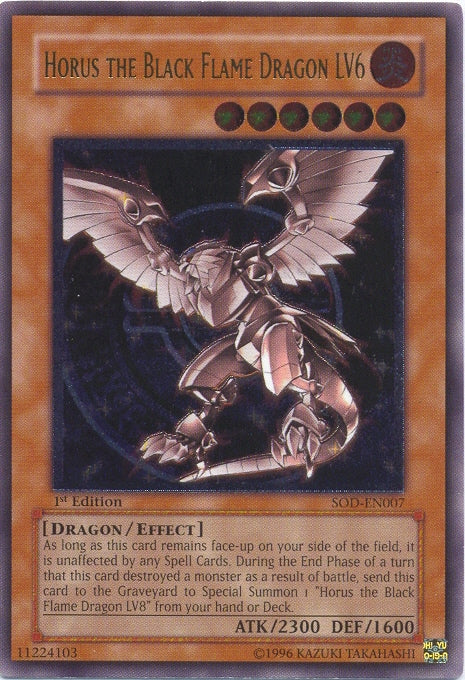 Horus the Black Flame Dragon LV6 [SOD-EN007] Ultimate Rare - Yu-Gi-Oh! - Card Brawlers | Quebec | Canada |