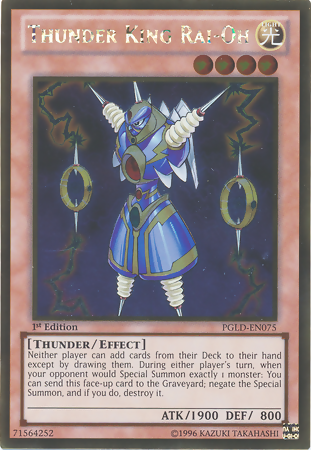 Thunder King Rai-Oh [PGLD-EN075] Gold Rare - Yu-Gi-Oh! - Card Brawlers | Quebec | Canada |