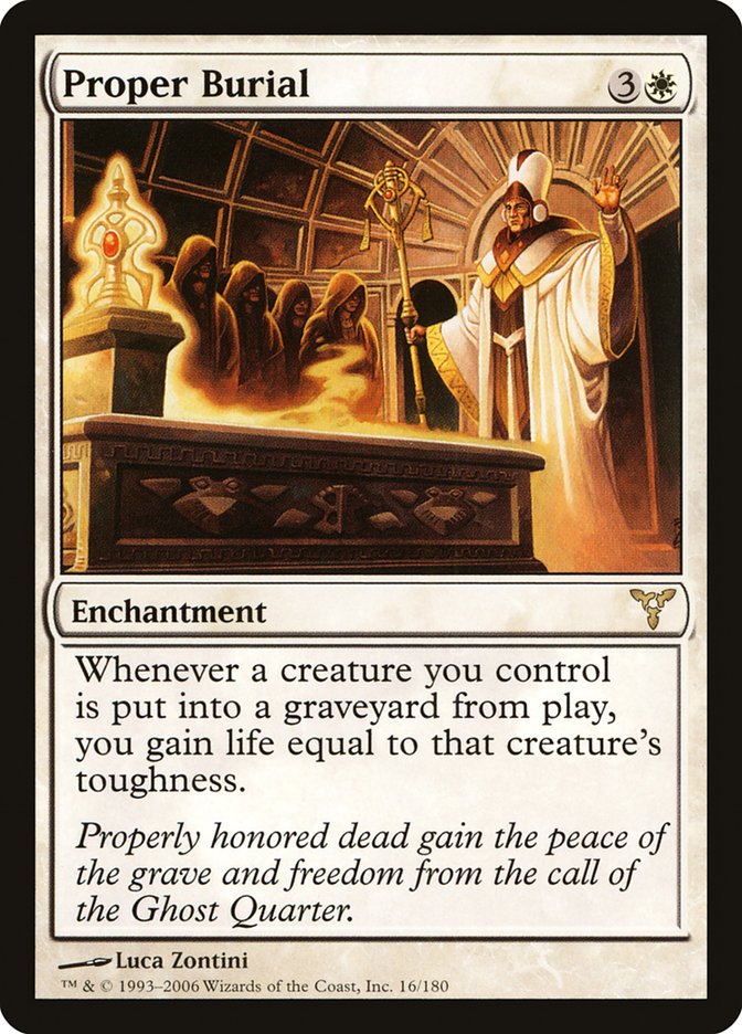 Proper Burial [Dissension] - Magic: The Gathering - Card Brawlers | Quebec | Canada |