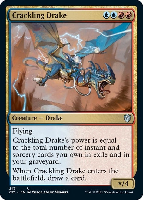 Crackling Drake [Commander 2021] - Magic: The Gathering - Card Brawlers | Quebec | Canada |