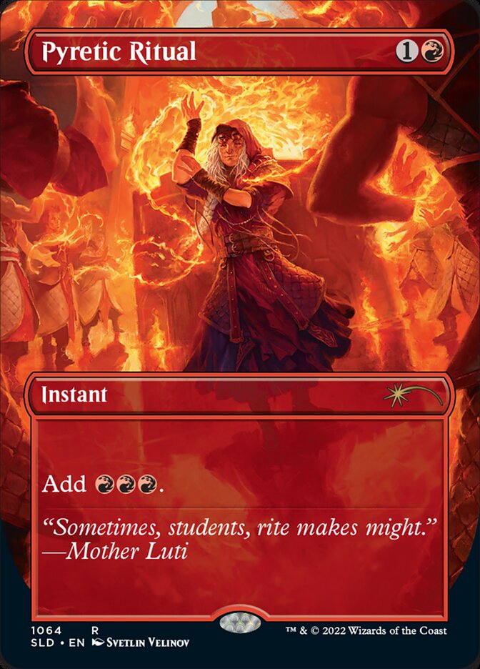 Pyretic Ritual (Borderless) [Secret Lair Drop Series] - Magic: The Gathering - Card Brawlers | Quebec | Canada |