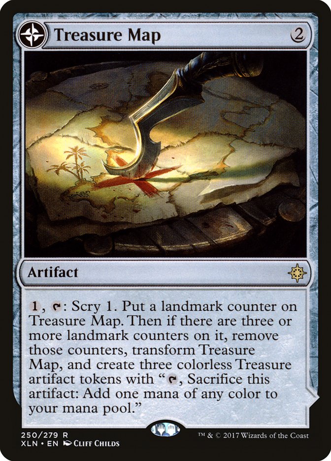 Treasure Map // Treasure Cove [Ixalan] - Magic: The Gathering - Card Brawlers | Quebec | Canada |
