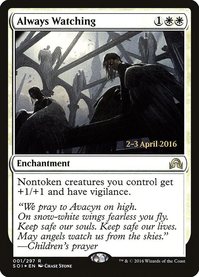 Always Watching [Shadows over Innistrad Prerelease Promos] - Magic: The Gathering - Card Brawlers | Quebec | Canada |