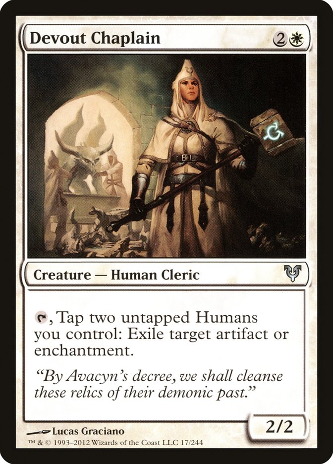Devout Chaplain [Avacyn Restored] - Magic: The Gathering - Card Brawlers | Quebec | Canada |