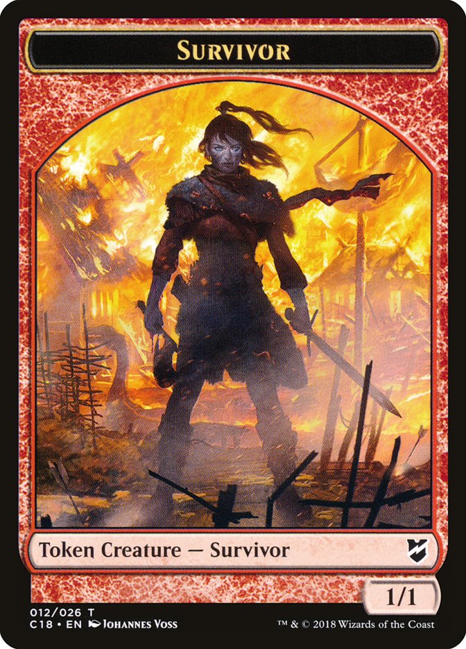 Survivor Token [Commander 2018 Tokens] - Magic: The Gathering - Card Brawlers | Quebec | Canada |