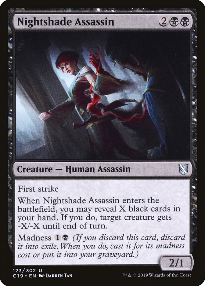 Nightshade Assassin [Commander 2019] - Magic: The Gathering - Card Brawlers | Quebec | Canada |