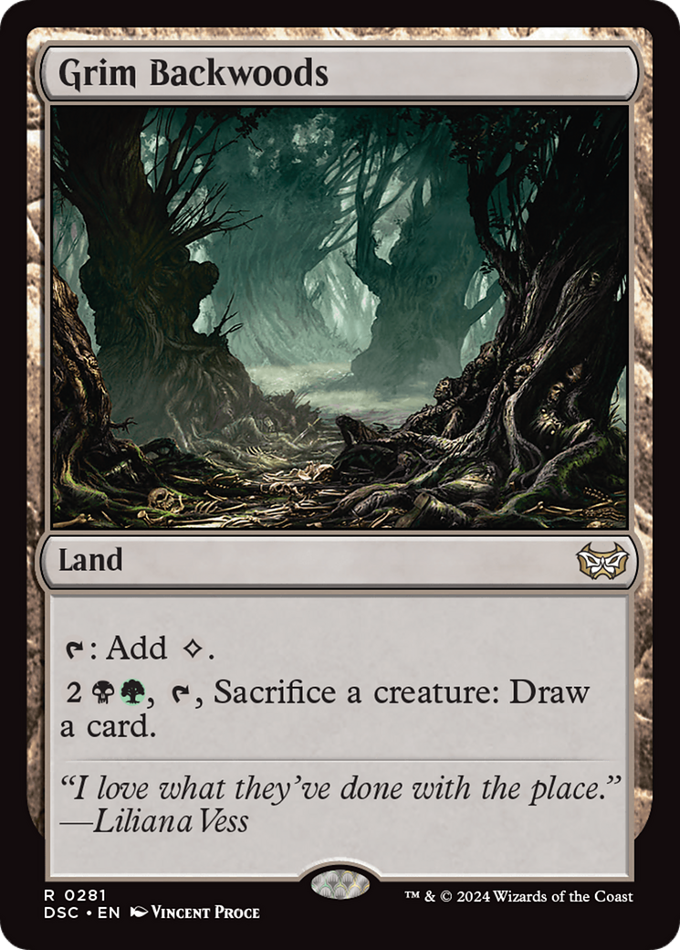 Grim Backwoods [Duskmourn: House of Horror Commander] - Magic: The Gathering - Card Brawlers | Quebec | Canada |