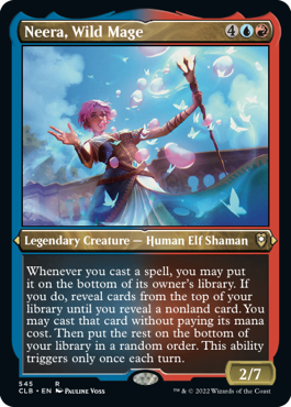 Neera, Wild Mage (Foil Etched) [Commander Legends: Battle for Baldur's Gate] - Magic: The Gathering - Card Brawlers | Quebec | Canada |