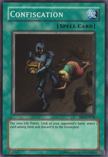 Confiscation [SRL-038] Super Rare - Yu-Gi-Oh! - Card Brawlers | Quebec | Canada |