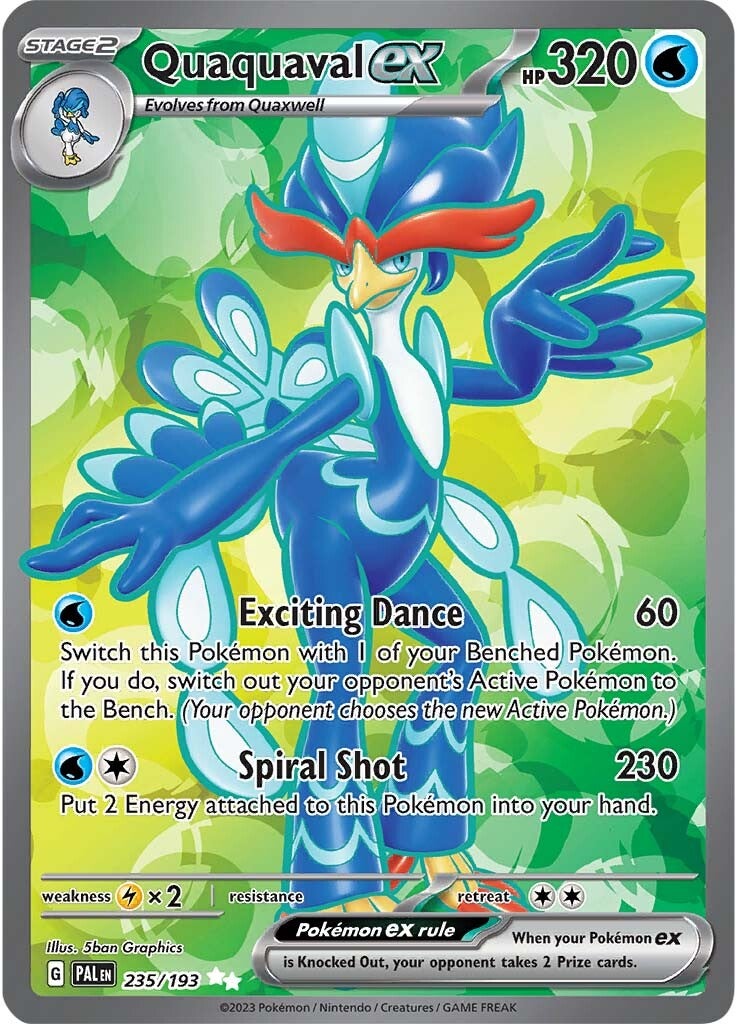 Quaquaval ex (235/193) [Scarlet & Violet: Paldea Evolved] - Pokémon - Card Brawlers | Quebec | Canada |