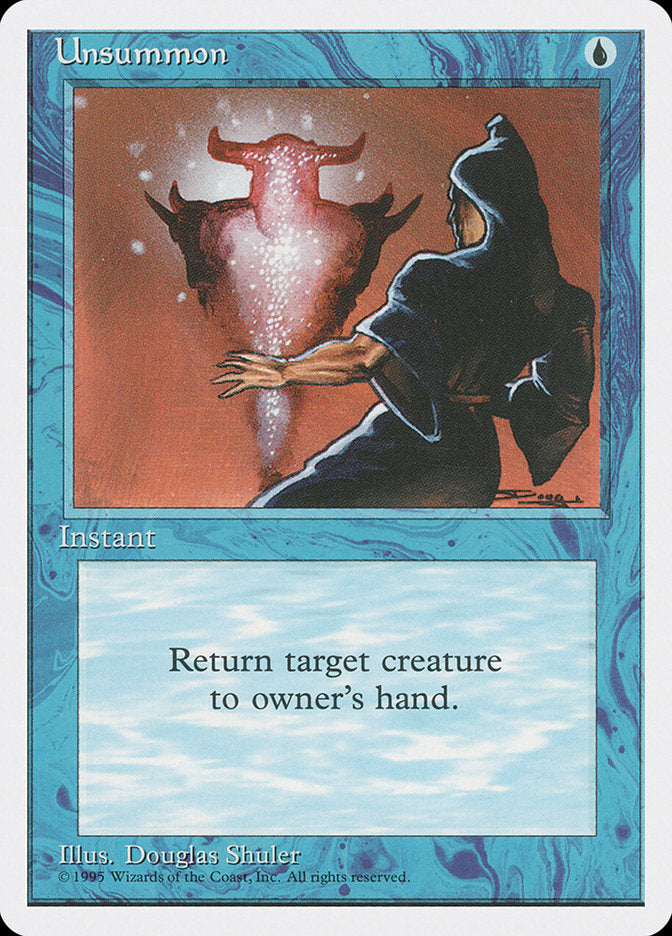 Unsummon [Fourth Edition] - Magic: The Gathering - Card Brawlers | Quebec | Canada |
