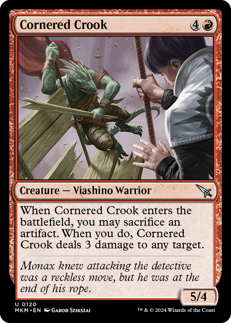 Cornered Crook [Murders at Karlov Manor] - Magic: The Gathering - Card Brawlers | Quebec | Canada |