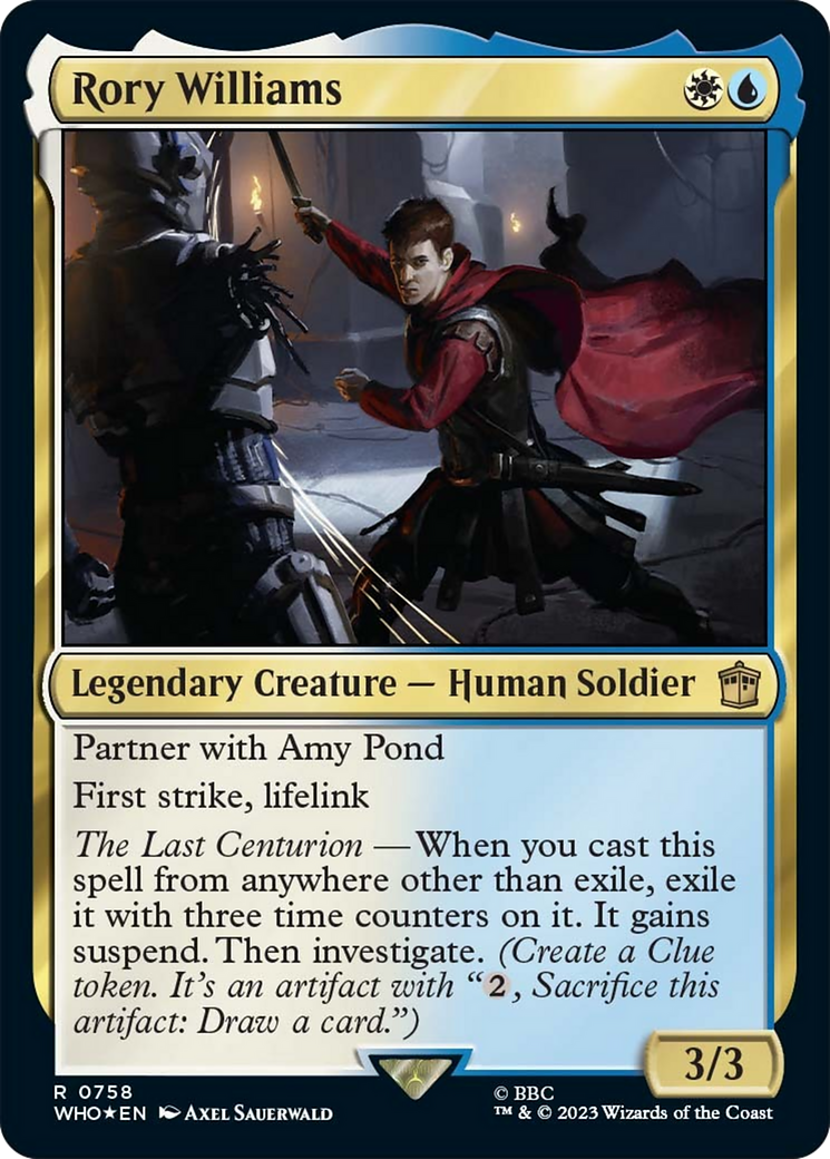 Rory Williams (Surge Foil) [Doctor Who] - Magic: The Gathering - Card Brawlers | Quebec | Canada |