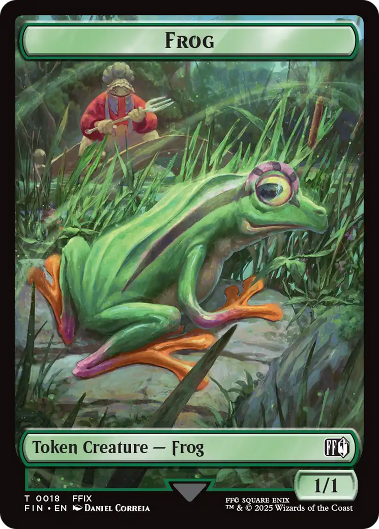 Hero (0008) // Frog Double-Sided Token [FINAL FANTASY Tokens] - Magic: The Gathering - Card Brawlers | Quebec | Canada |