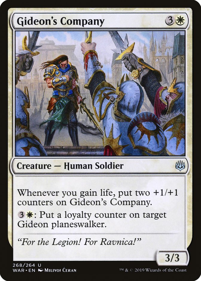 Gideon's Company [War of the Spark] - Magic: The Gathering - Card Brawlers | Quebec | Canada |