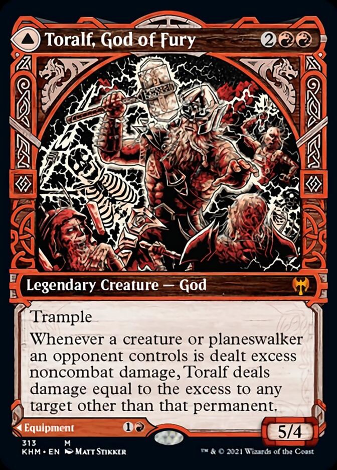 Toralf, God of Fury // Toralf's Hammer (Showcase) [Kaldheim] - Magic: The Gathering - Card Brawlers | Quebec | Canada |