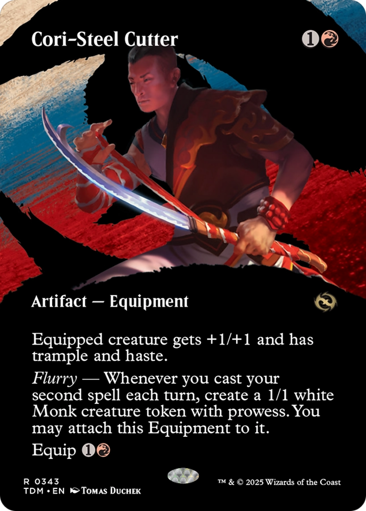 Cori-Steel Cutter (Borderless) [Tarkir: Dragonstorm] - Magic: The Gathering - Card Brawlers | Quebec | Canada |