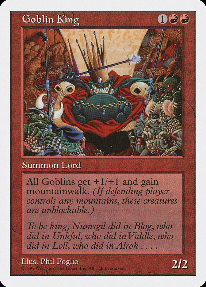 Goblin King [Fifth Edition] - Magic: The Gathering - Card Brawlers | Quebec | Canada |