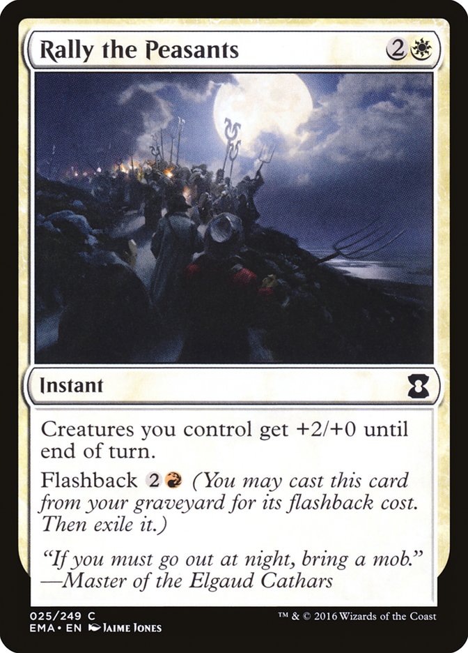 Rally the Peasants [Eternal Masters] - Magic: The Gathering - Card Brawlers | Quebec | Canada |