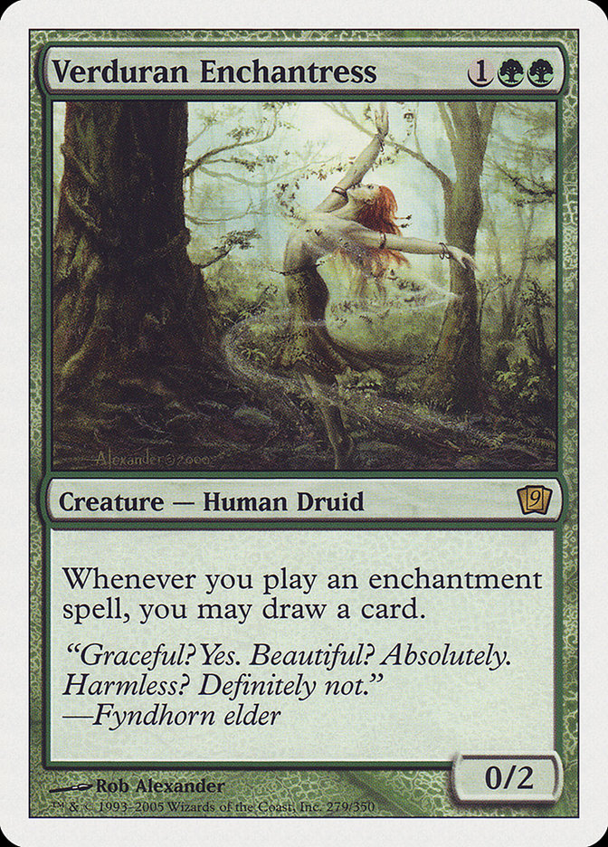 Verduran Enchantress [Ninth Edition] - Magic: The Gathering - Card Brawlers | Quebec | Canada |