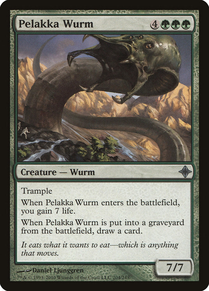 Pelakka Wurm [Rise of the Eldrazi] - Magic: The Gathering - Card Brawlers | Quebec | Canada |