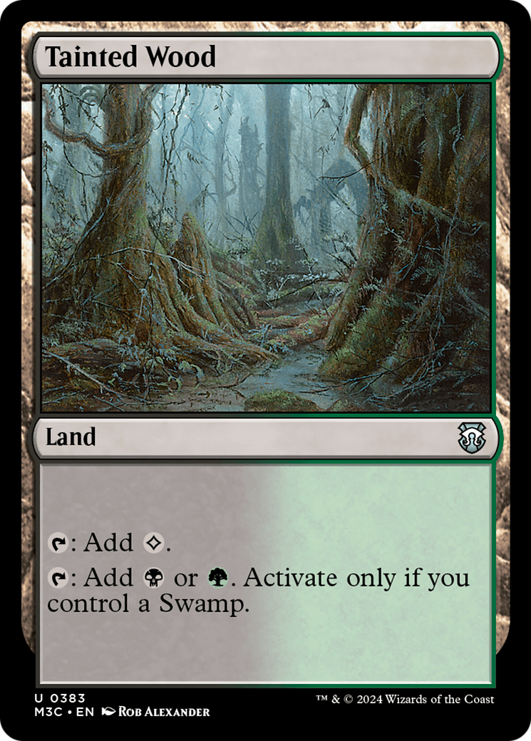 Tainted Wood (Ripple Foil) [Modern Horizons 3 Commander] - Magic: The Gathering - Card Brawlers | Quebec | Canada |