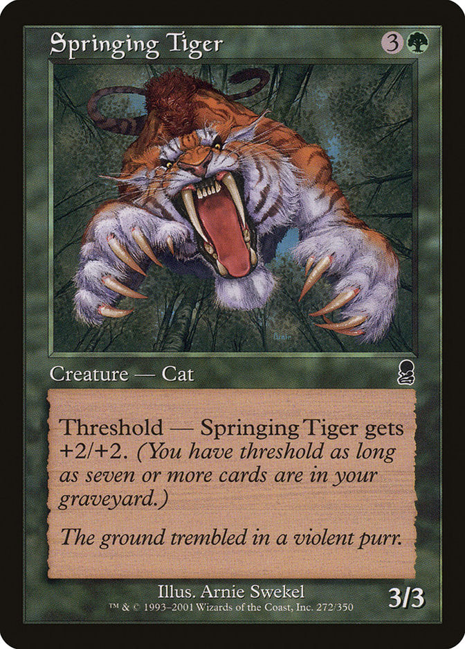 Springing Tiger [Odyssey] - Magic: The Gathering - Card Brawlers | Quebec | Canada |
