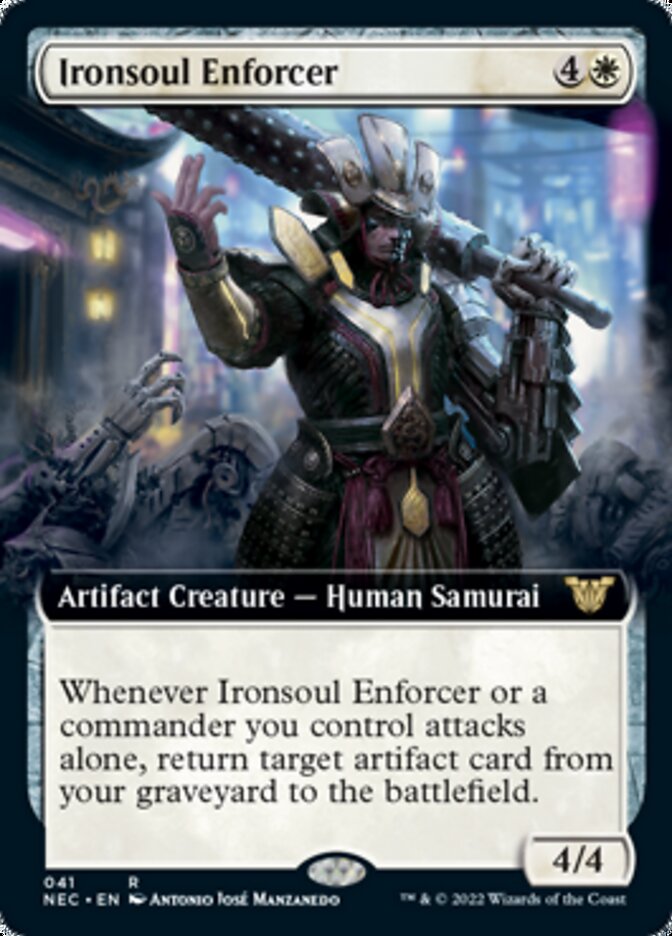 Ironsoul Enforcer (Extended Art) [Kamigawa: Neon Dynasty Commander] - Magic: The Gathering - Card Brawlers | Quebec | Canada |