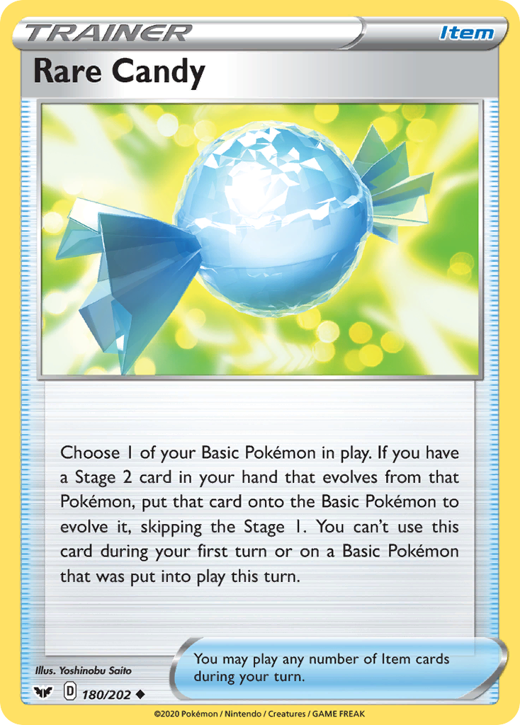 Rare Candy (180/202) [Sword & Shield: Base Set] - Pokémon - Card Brawlers | Quebec | Canada |