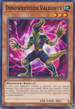 Dinowrestler Valeonyx [CHIM-EN007] Common - Yu-Gi-Oh! - Card Brawlers | Quebec | Canada |