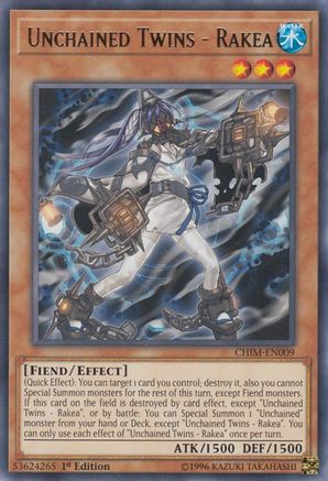 Unchained Twins - Rakea [CHIM-EN009] Rare - Yu-Gi-Oh! - Card Brawlers | Quebec | Canada |