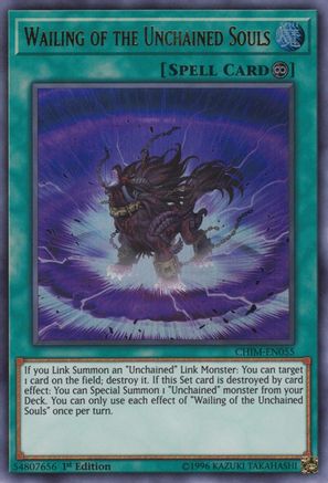 Wailing of the Unchained Souls [CHIM-EN055] Ultra Rare - Yu-Gi-Oh! - Card Brawlers | Quebec | Canada |