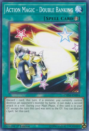 Action Magic - Double Banking [CHIM-EN094] Common - Yu-Gi-Oh! - Card Brawlers | Quebec | Canada |