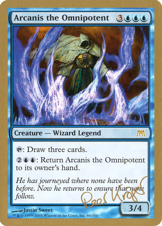 Arcanis the Omnipotent (Peer Kroger) [World Championship Decks 2003] - Magic: The Gathering - Card Brawlers | Quebec | Canada |