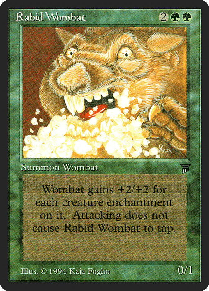 Rabid Wombat [Legends] - Magic: The Gathering - Card Brawlers | Quebec | Canada |