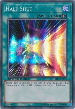 Half Shut [STP2-EN016] Super Rare - Yu-Gi-Oh! - Card Brawlers | Quebec | Canada |