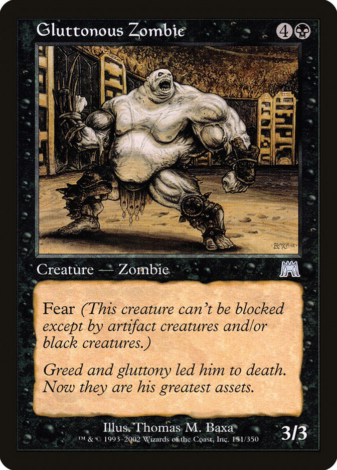 Gluttonous Zombie [Onslaught] - Magic: The Gathering - Card Brawlers | Quebec | Canada |