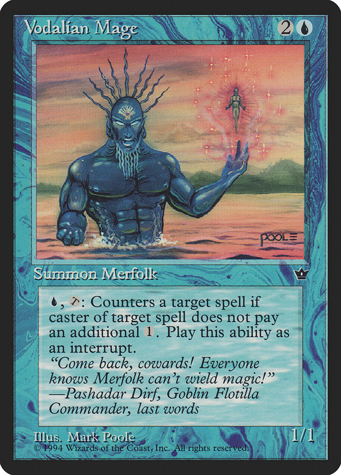 Vodalian Mage (Mark Poole) [Fallen Empires] - Magic: The Gathering - Card Brawlers | Quebec | Canada |