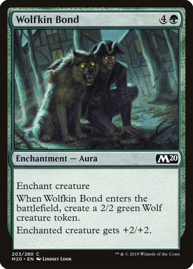 Wolfkin Bond [Core Set 2020] - Magic: The Gathering - Card Brawlers | Quebec | Canada |