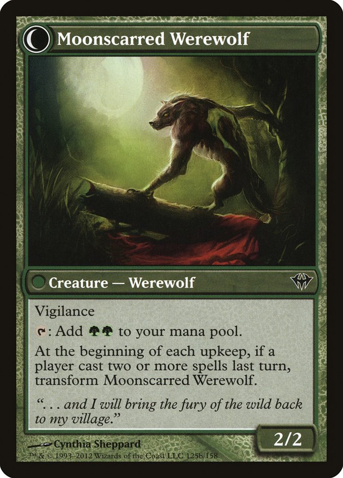 Scorned Villager // Moonscarred Werewolf [Dark Ascension] - Magic: The Gathering - Card Brawlers | Quebec | Canada |