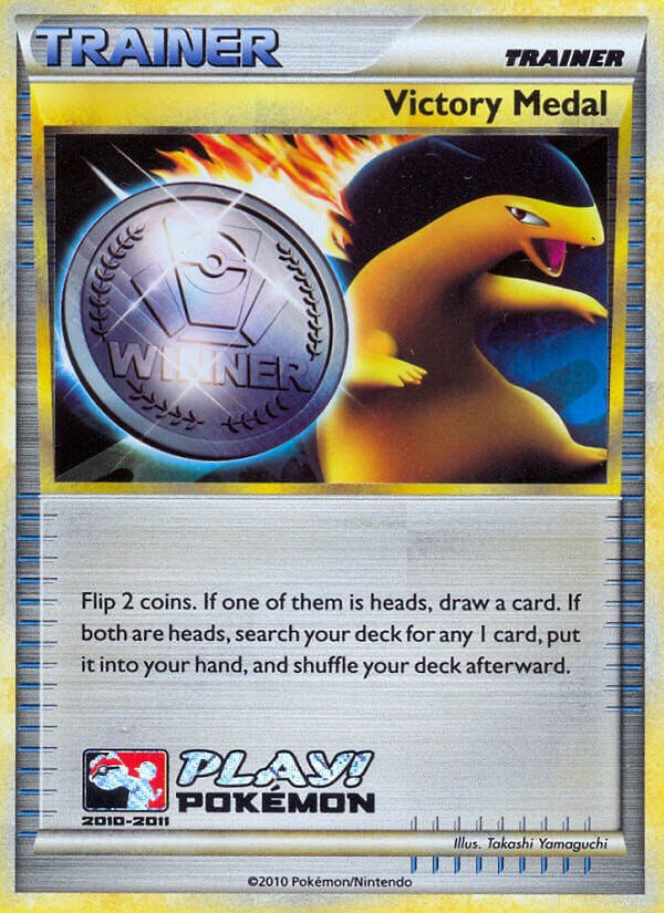Victory Medal (2010-2011) (Battle Road Autumn) [League & Championship Cards] - Pokémon - Card Brawlers | Quebec | Canada |