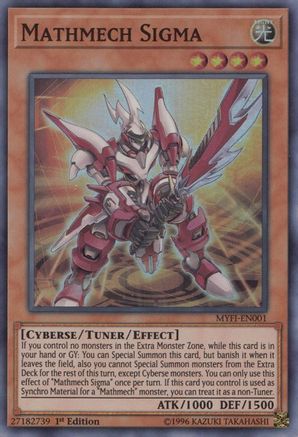 Mathmech Sigma [MYFI-EN001] Super Rare - Yu-Gi-Oh! - Card Brawlers | Quebec | Canada |