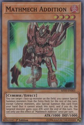 Mathmech Addition [MYFI-EN003] Super Rare - Yu-Gi-Oh! - Card Brawlers | Quebec | Canada |