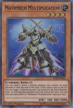 Mathmech Multiplication [MYFI-EN005] Super Rare - Yu-Gi-Oh! - Card Brawlers | Quebec | Canada |