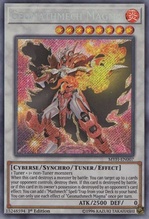 Geomathmech Magma [MYFI-EN007] Secret Rare - Yu-Gi-Oh! - Card Brawlers | Quebec | Canada |