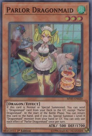 Parlor Dragonmaid [MYFI-EN020] Super Rare - Yu-Gi-Oh! - Card Brawlers | Quebec | Canada |