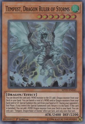 Tempest, Dragon Ruler of Storms [MYFI-EN045] Super Rare - Yu-Gi-Oh! - Card Brawlers | Quebec | Canada |